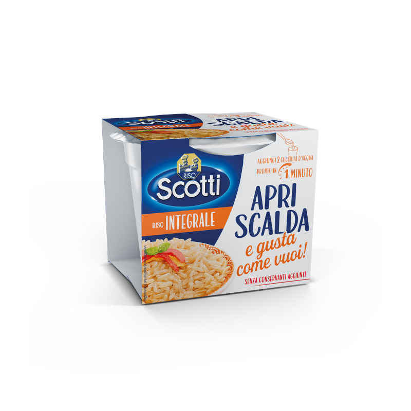 Riz complet en barquette micro-ondable