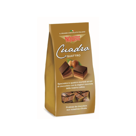 QUADRO 3 chocolats et choco-noisettes d'Italie