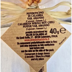 Piment "Amando" 100% calabrais en flocons