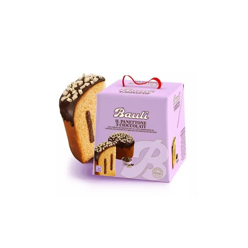 Panettone aux 3 chocolats