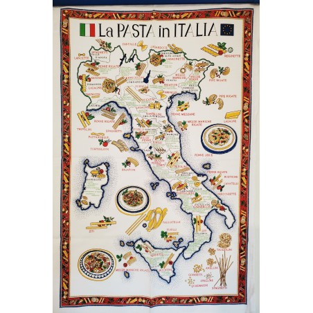 Torchon de cuisine "La Pasta in Italia"