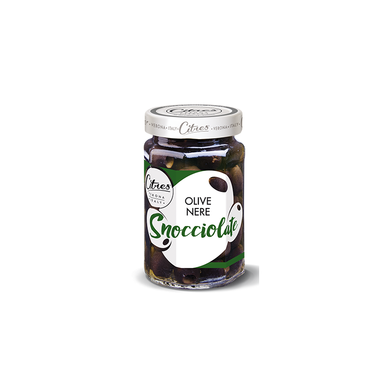 Olives noires dénoyautées