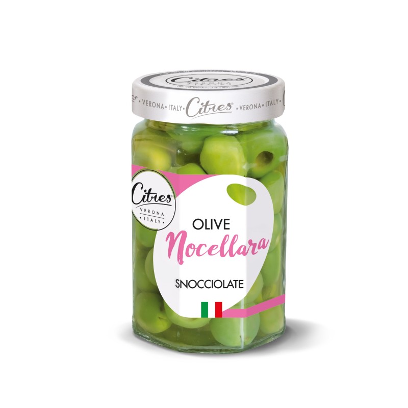 Olives vertes NOCELLARA dénoyautées