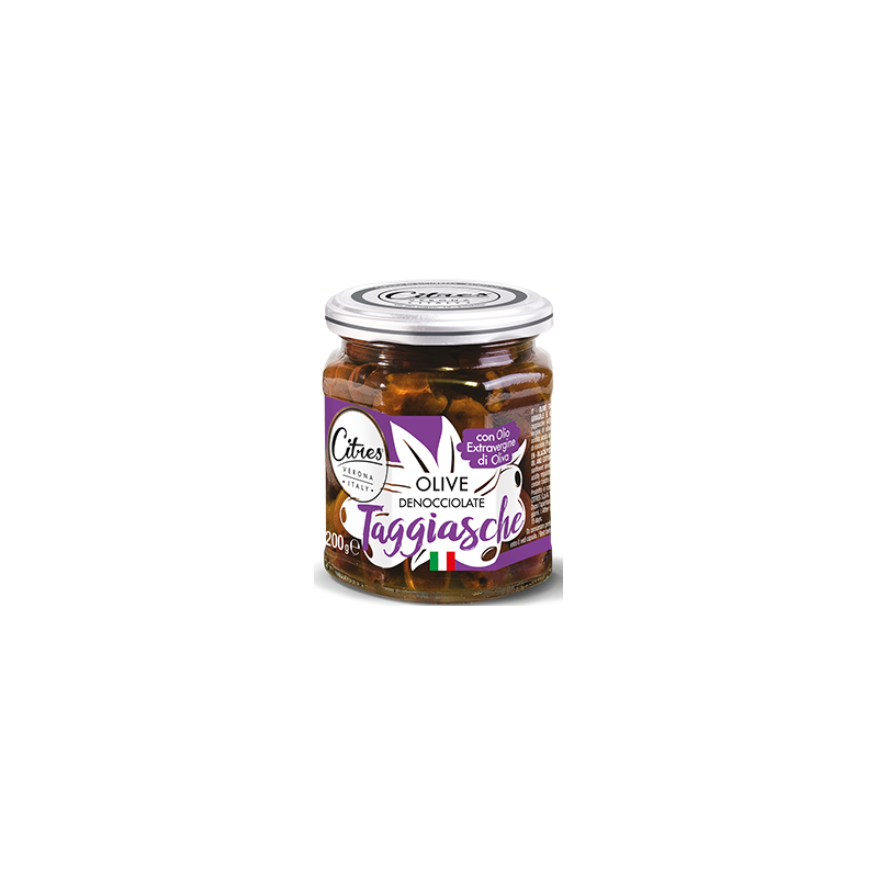 Olives TAGGIASCHE dénoyautées