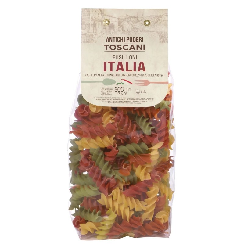 Fusilloni tricolore