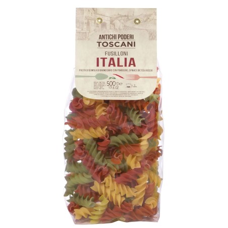 Fusilloni tricolore