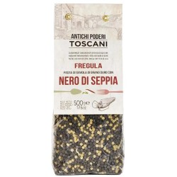 Fregula à l'encre de seiche