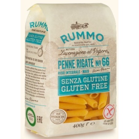 Penne rigate de riz complet et maïs