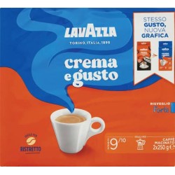 Café "Crema e Gusto - Forte" moulu 2x250g